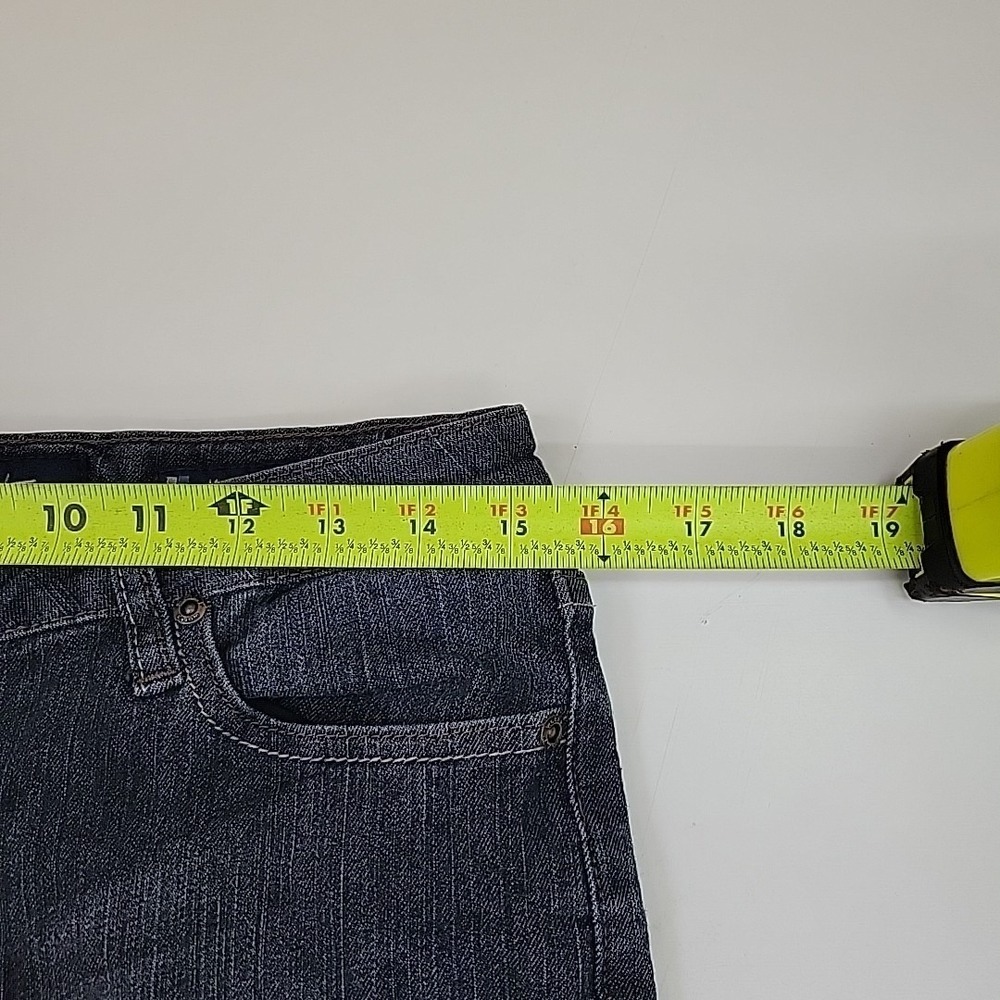 Gloria Vanderbilt Amanda Med Rise Crop Jeans Women Size 8 Blue Straight Crop Den - Picture 5 of 16